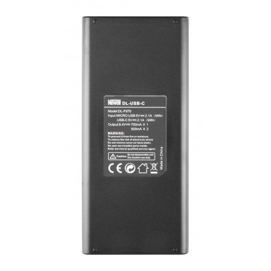 Zestaw ładowarka dwukanałowa Newell DL-USB-C i akumulator NP-F570 do Sony