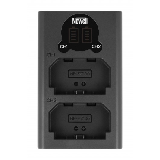 Zestaw ładowarka dwukanałowa Newell DL-USB-C i akumulator NP-FZ100 do Sony