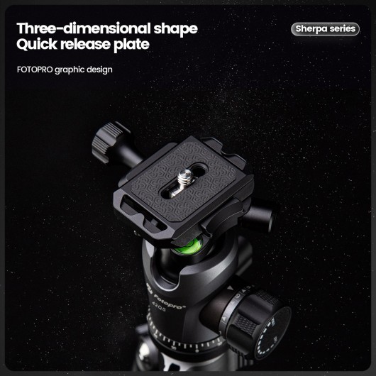 Statyw Fotopro Sherpa Plus - szary