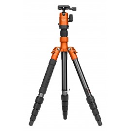 Statyw Fotopro X-go Gecko z głowicą kulową FPH-42Q - pomarańczowy