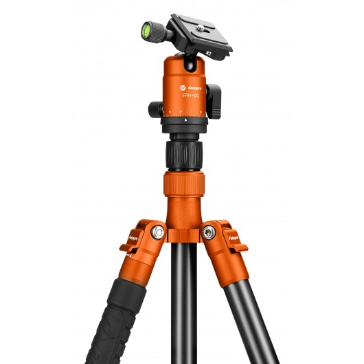 Statyw Fotopro X-go Gecko z głowicą kulową FPH-42Q - pomarańczowy