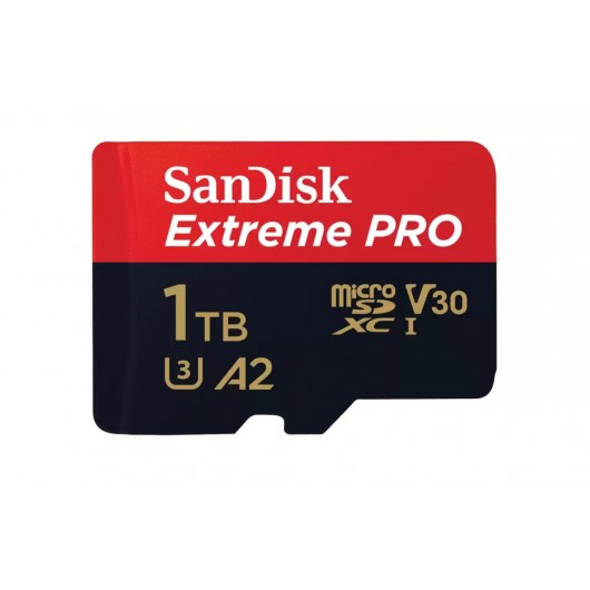 KARTA SANDISK EXTREME PRO microSDXC 1TB 200/140 MB/s A2 C10 V30 UHS-I U3