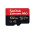 KARTA SANDISK EXTREME PRO microSDXC 512GB 200/140 MB/s A2 C10 V30 UHS-I U3