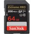 KARTA SANDISK EXTREME PRO SDXC 64GB 200/90 MB/s C10 V30 UHS-I U3