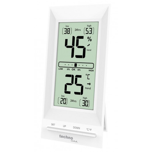 Technoline Termometr Higrometr cyfrowy ścienny WS9129 WALL