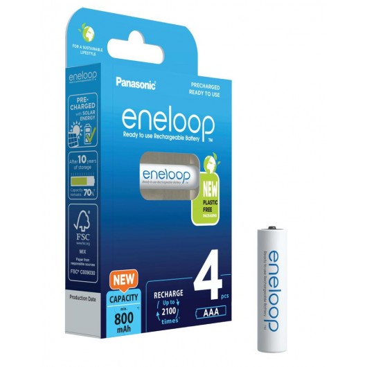 PANASONIC ENELOOP AAA 800 mAh 4 szt