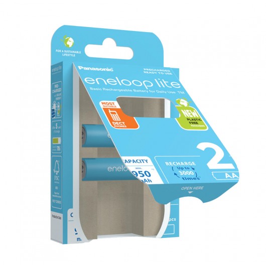 PANASONIC ENELOOP LITE AA 950mAh 2 szt