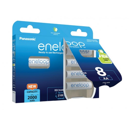 PANASONIC ENELOOP AA 2000mAh 8 szt