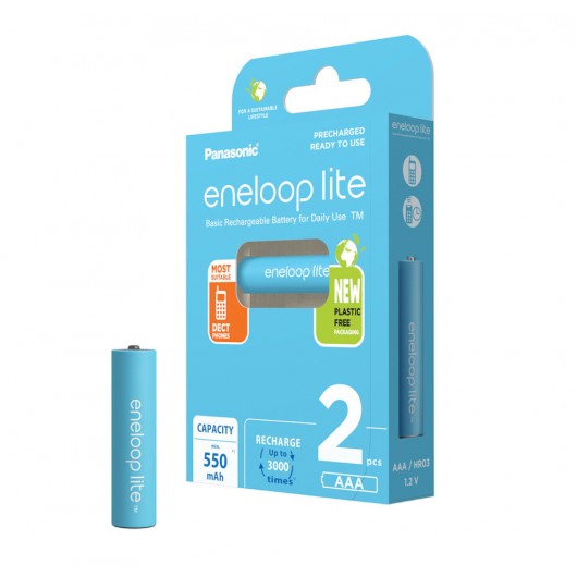 PANASONIC ENELOOP LITE AAA 550mAh 2 szt