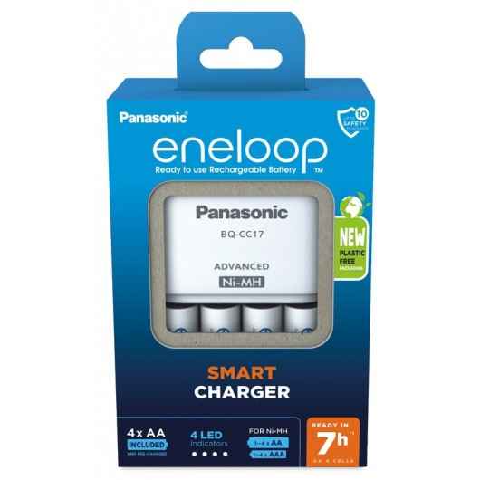 ŁADOWARKA PANASONIC SMART + 4x AA ENELOOP 2000 mAh