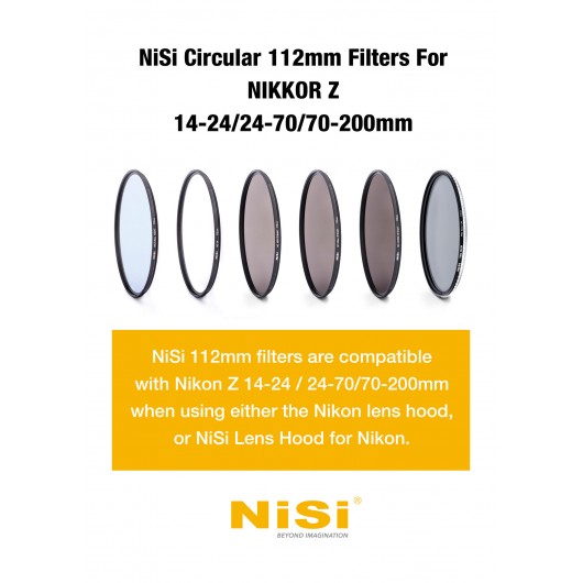 NiSi 112mm TRUE COLOR Pro nano CPL – Filtr Polaryzacyjny do osłony Nikon Z HB-97