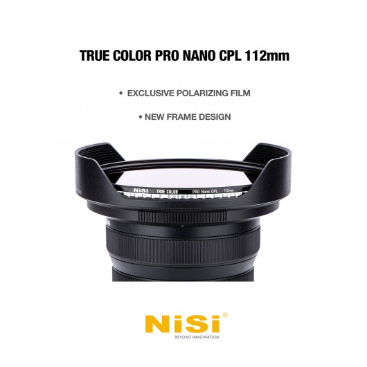 NiSi 112mm TRUE COLOR Pro nano CPL – Filtr Polaryzacyjny do osłony Nikon Z HB-97