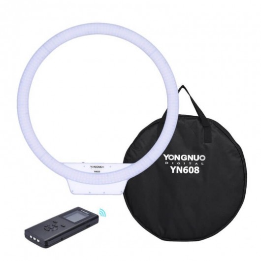 Yongnuo YN-608 3200K-5500K lampa pierścieniowa LED 50cm