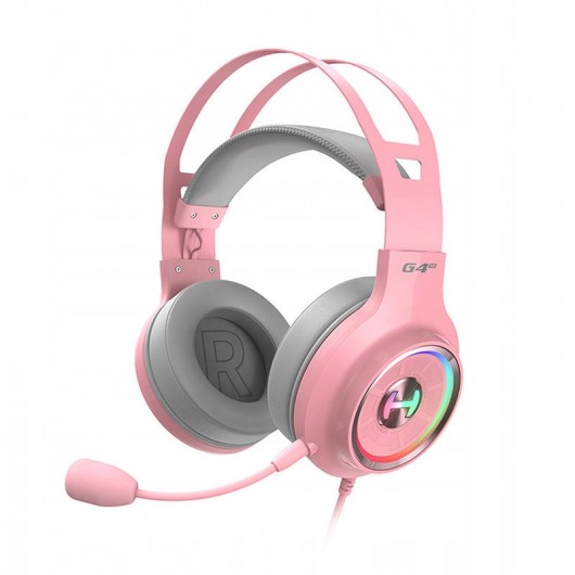 Słuchawki gamingowe Edifier HECATE G4 TE RGB 7.1 różowe