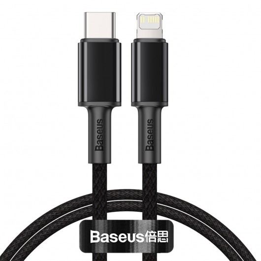 Kabel USB-C do Lightning Baseus High Density Braided, 20W, 5A, PD, 1m