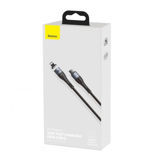 Kabel magnetyczny USB-C - Lightning Baseus Zinc 20W 1m