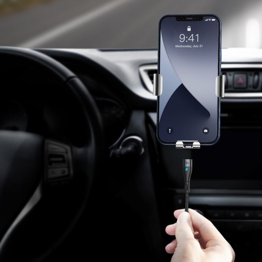 Kabel magnetyczny USB-C - Lightning Baseus Zinc 20W 1m