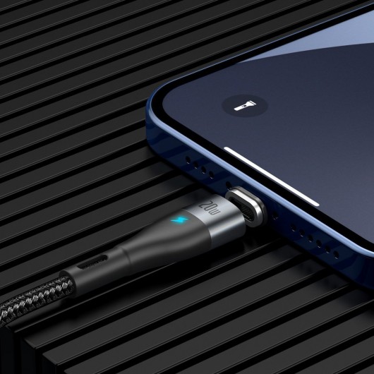 Kabel magnetyczny USB-C - Lightning Baseus Zinc 20W 1m