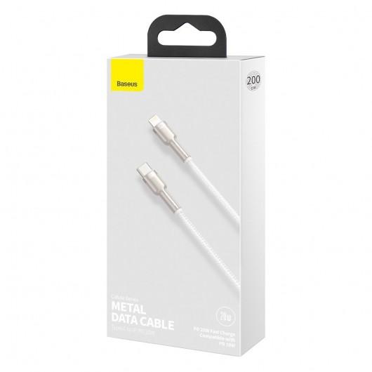 Kabel USB-C do Lightning Baseus Cafule, PD,...