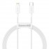 Kabel USB-C do Lightning Baseus Superior Series, 20W, PD, 1m (biały)