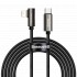 Kabel USB-C do Lightning kątowy Baseus Legend Series, PD, 20W, 1m (czarny)