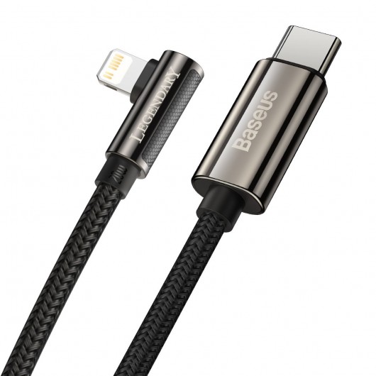 Kabel USB-C do Lightning kątowy Baseus Legend...