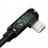 Kabel USB-C do Lightning kątowy Baseus Legend Series, PD, 20W, 2m (czarny)