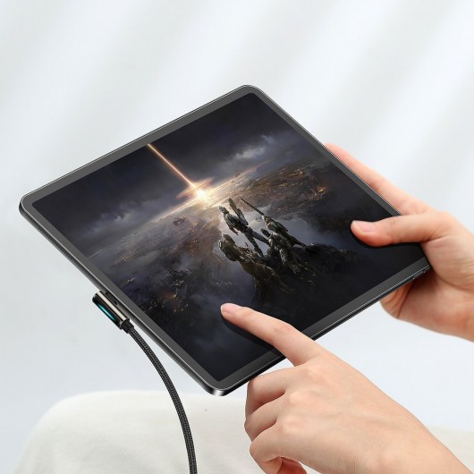 Kabel USB-C do Lightning kątowy Baseus Legend...