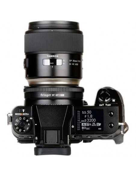 Adapter bagnetowy FRINGER EF-GFX Pro z autofocusem (Canon EF-Fujifilm GFX)