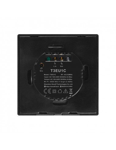 Dotykowy włącznik światła WiFi + RF 433 Sonoff...