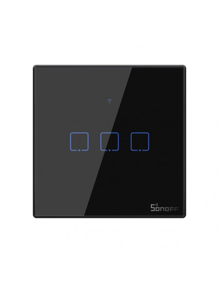 Dotykowy włącznik światła WiFi + RF 433 Sonoff T3 EU TX (3-kanałowy)