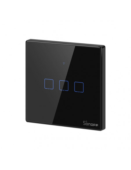 Dotykowy włącznik światła WiFi + RF 433 Sonoff T3 EU TX (3-kanałowy)