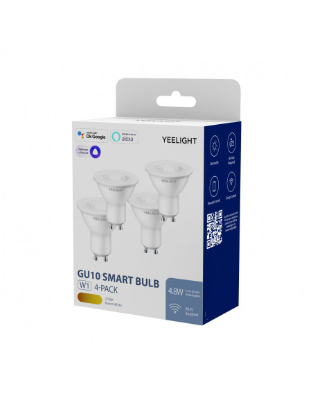 INTELIGENTNA ŻARÓWKA YEELIGHT W1 GU10 WIFI 4SZT śc