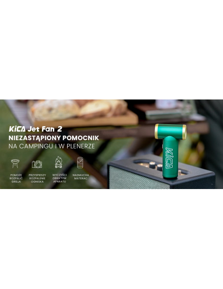 Dmuchawa wielofunkcyjna FeiyuTech KiCA JetFan 2 - zielona