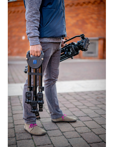 Wózek do statywu Fire Wheels - czarny