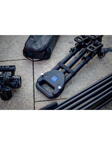 Wózek do statywu Fire Wheels - czarny