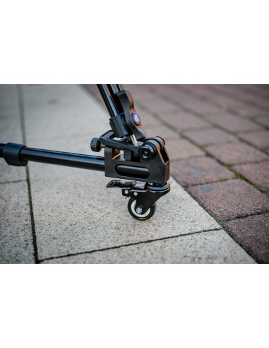 Wózek do statywu Fire Wheels - czarny