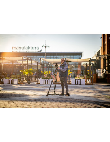 Wózek do statywu Fire Wheels - czarny