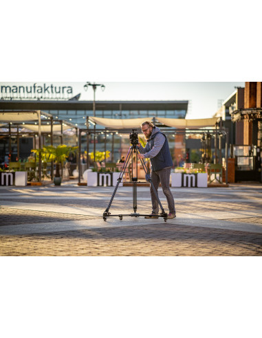 Wózek do statywu Fire Wheels - czarny