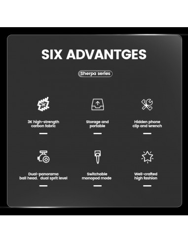 Statyw Fotopro Sherpa - czarny