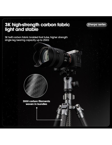 Statyw Fotopro Sherpa Max - czarny