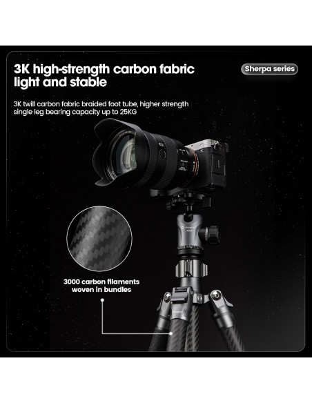 Statyw Fotopro Sherpa Max - czarny