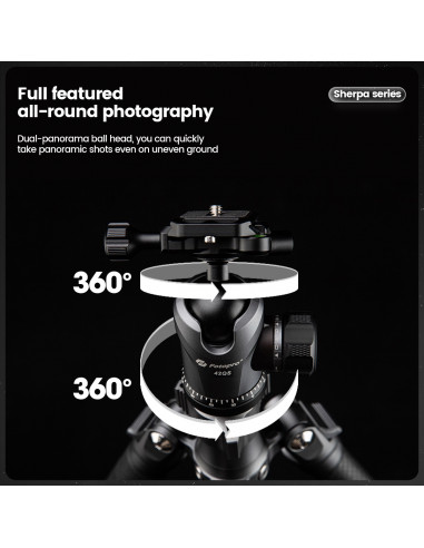 Statyw Fotopro Sherpa Plus - czarny