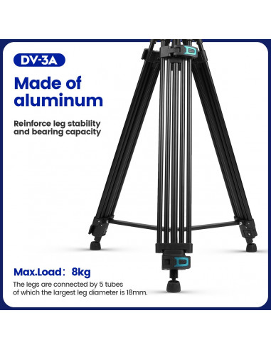 Statyw video Fotopro DV-3A