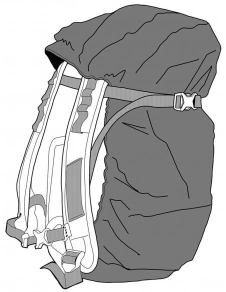 Pokrowiec przeciwdeszczowy Wandrd Rainfly Medium - czarny