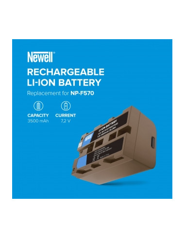 Akumulator Newell zamiennik NP-F570 USB-C do Sony