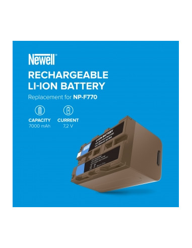 Akumulator Newell zamiennik NP-F770 USB-C do Sony