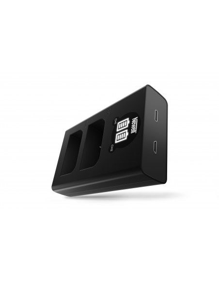 Ładowarka dwukanałowa Newell DL-USB-C do akumulatorów BLX-1 do Olympus