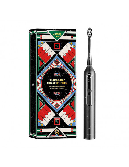 Szczoteczka soniczna do zębów z zestawem końcówek Usmile U3 czarna