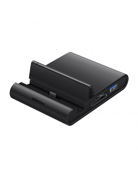 Stacja dokująca, HUB USB-C Baseus Mate Docking Pro do smartfonów, PD, 100W czarna